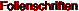 Folienschriften